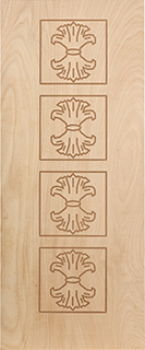 Pine Door 813 × 2032 mm (BSRBYMSO (FRONT)) – Swartland Kayo