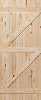 Pine Door 813 × 2032 mm (PNKYD2113 (BACK)) – Swartland Kayo