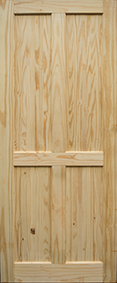Pine Door 813 × 2032 mm (PNKYD4F (FRONT)) – Swartland Kayo
