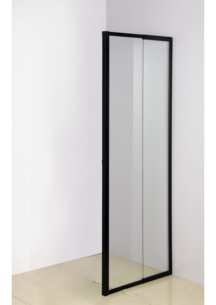 Aluminium Shower Door 800/900 × 1850 mm (DSPN/CLR/B) – Swartland Kenzo