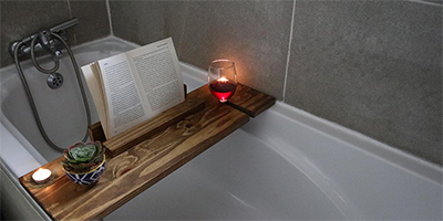 How to build a bath tray