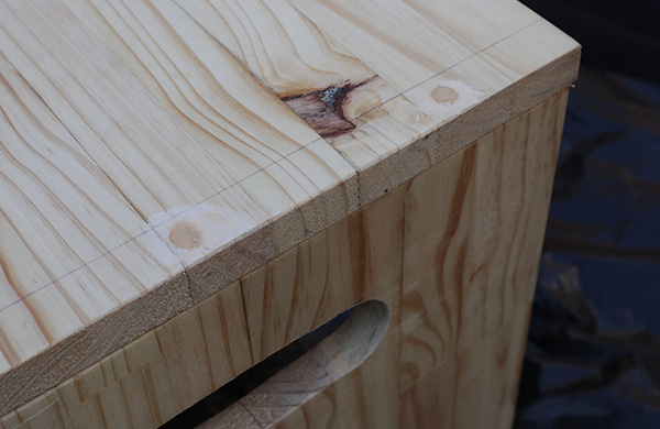 Fill screw holes