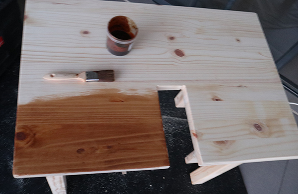 Stain, paint and seal